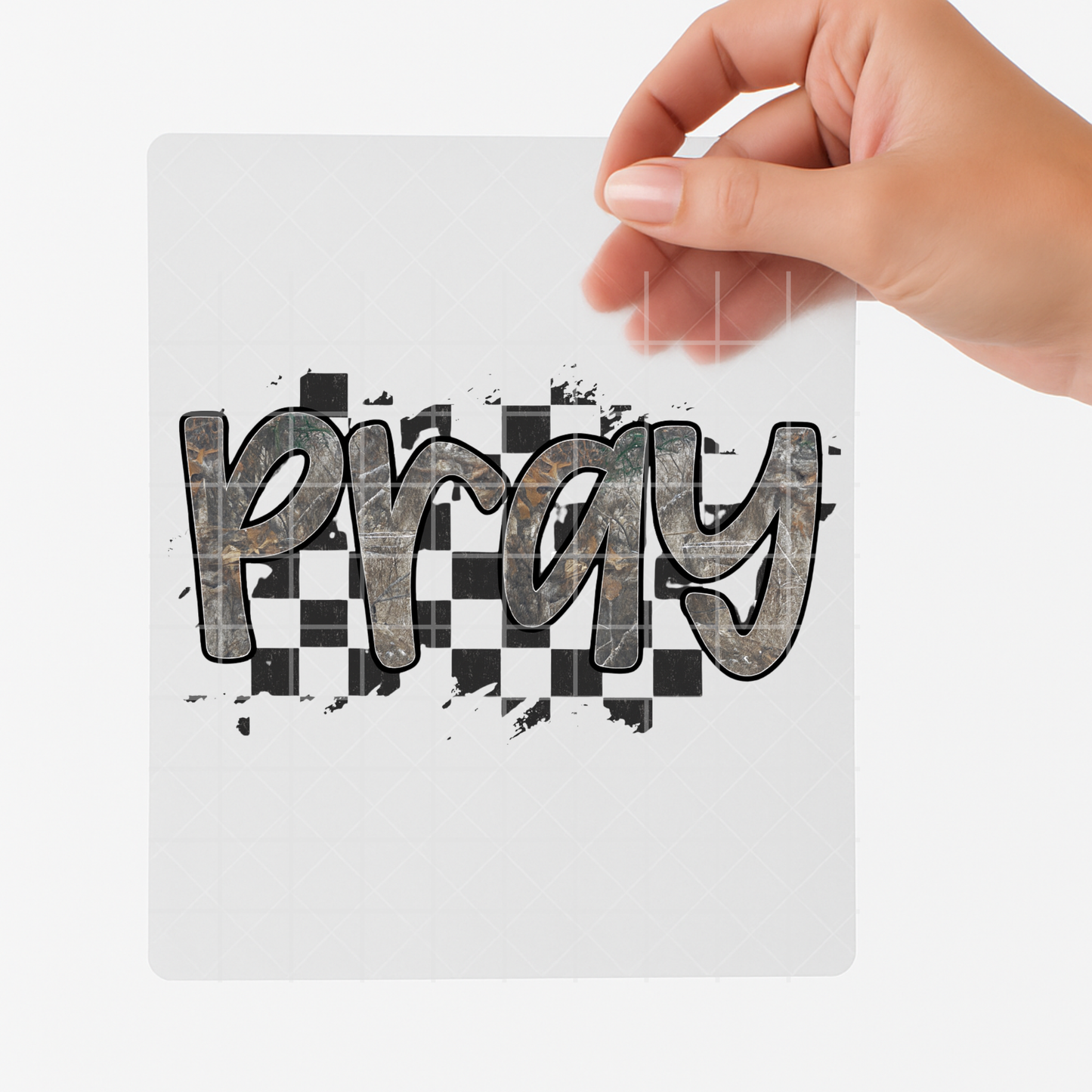 Pray Camo– Adult DTF Transfer