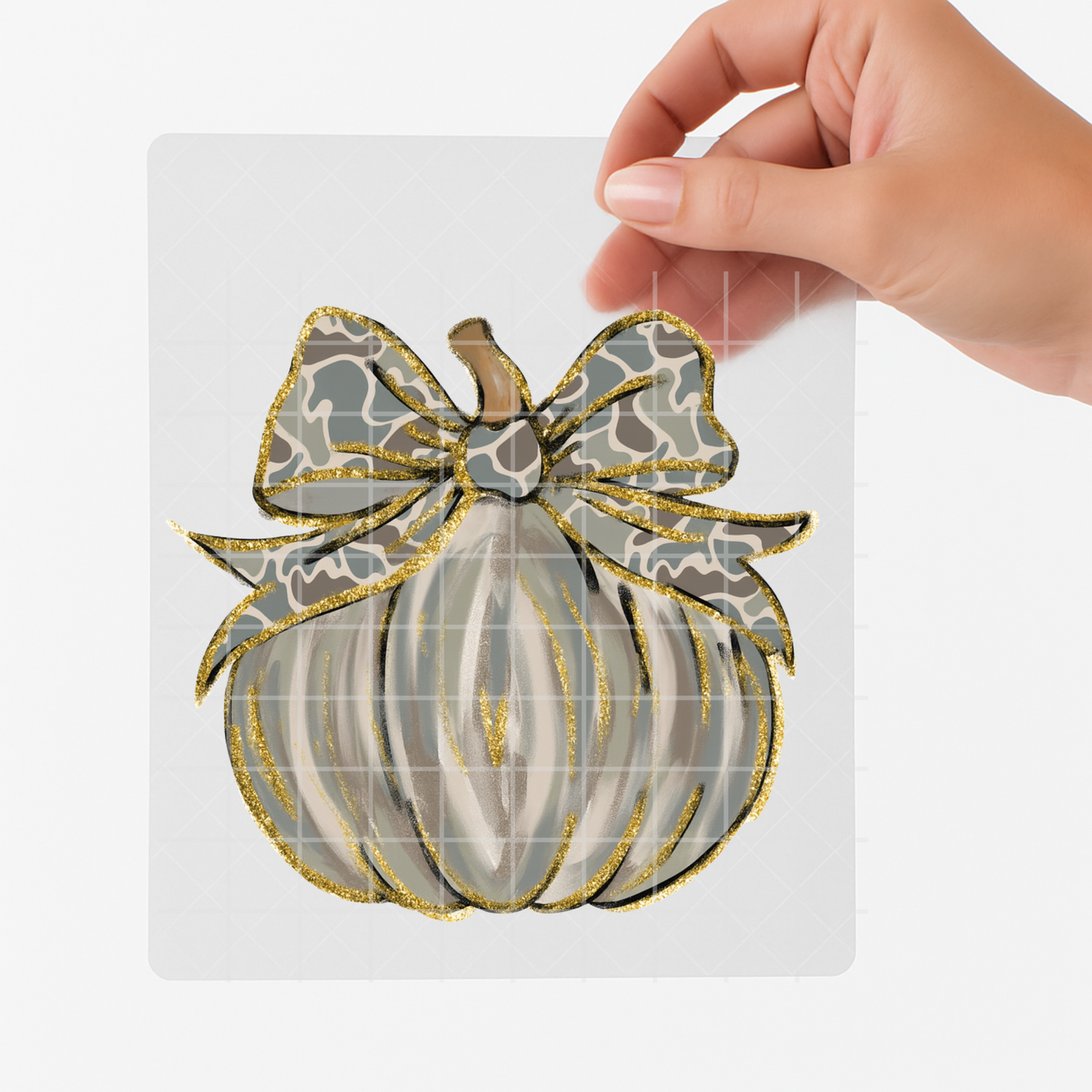 Golden Grace Pumpkin – Adult DTF Transfer