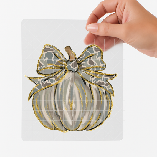 Golden Grace Pumpkin – Adult DTF Transfer