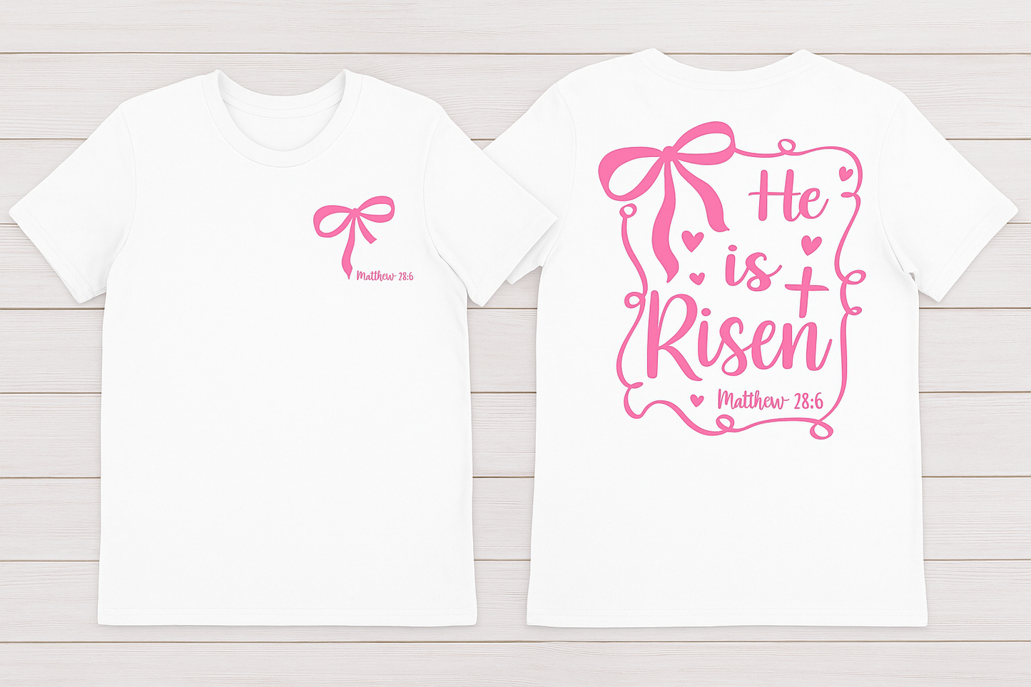 He Is Risen Screen Print Transfer