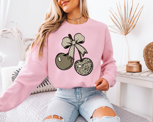 Camo Cherry w/Bow DTF Transfer