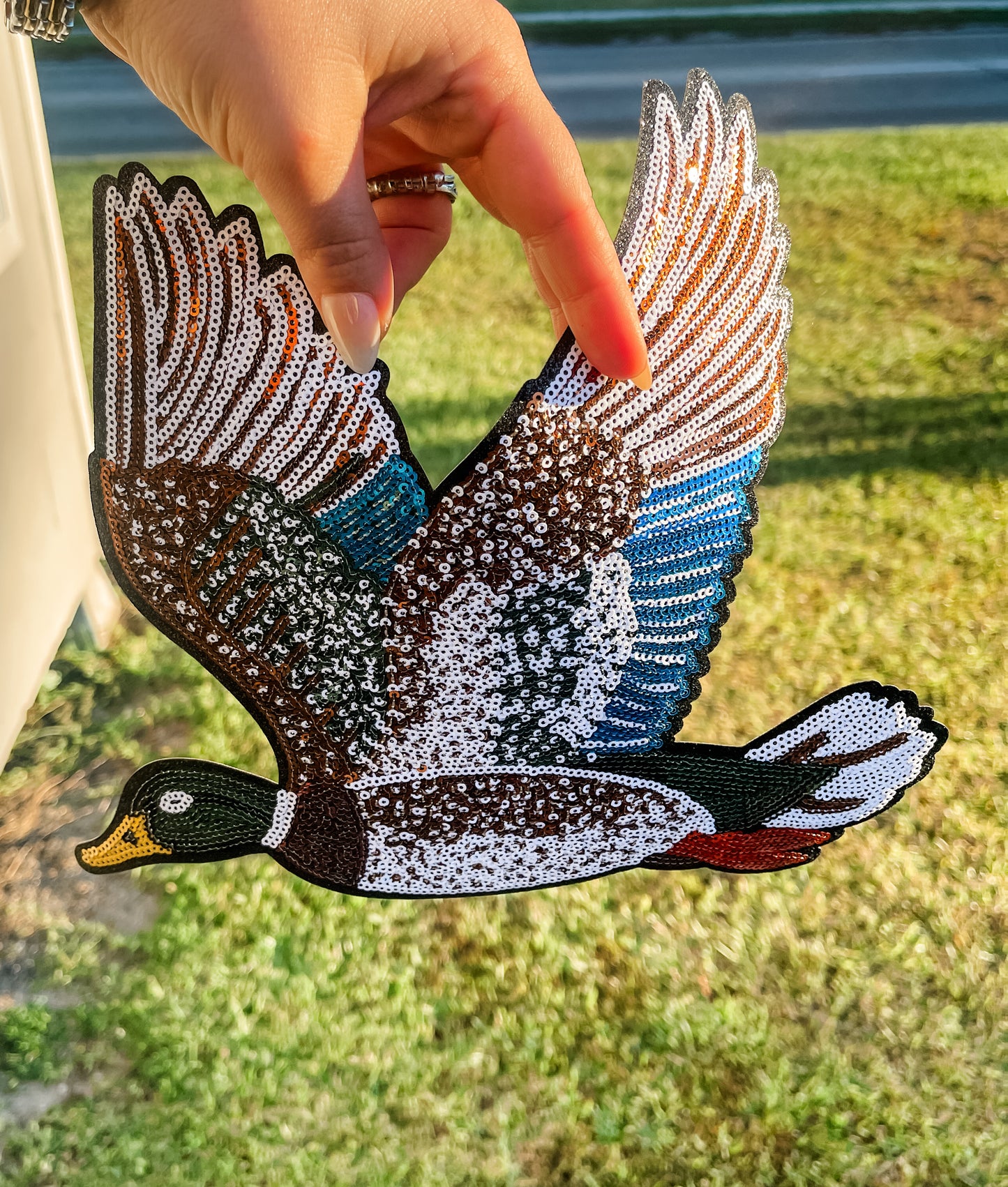 Sequin Mallard Duck Sweatshirt