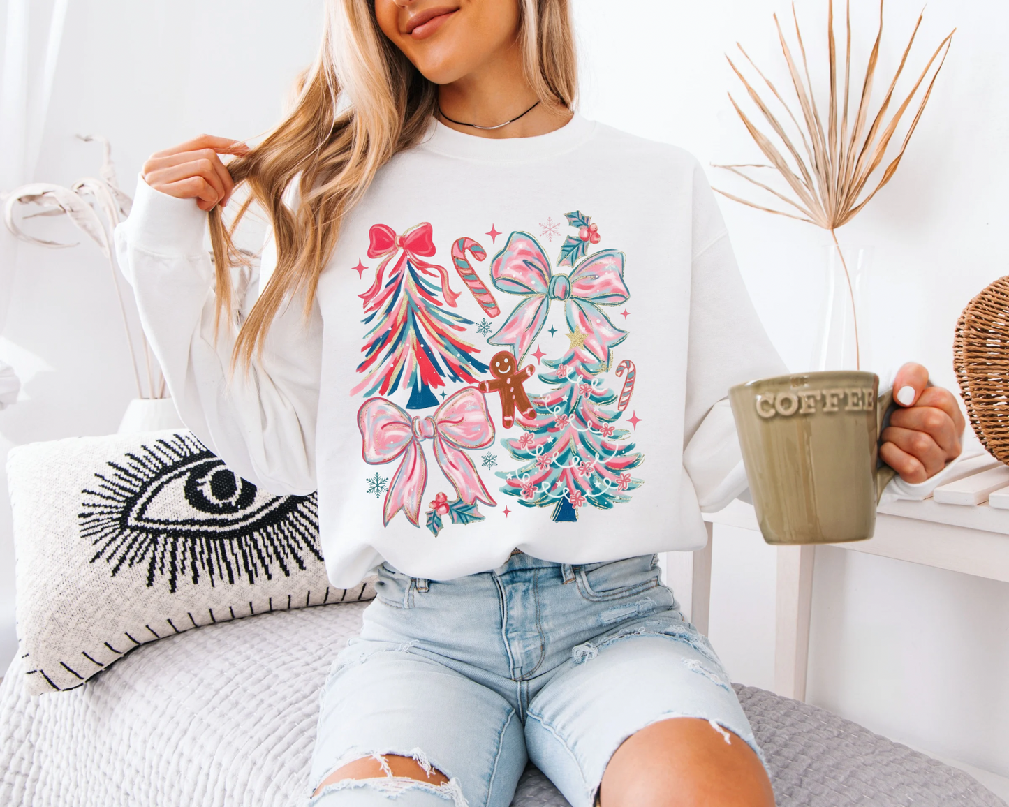 Pretty Pink Holiday Magic - DTF Transfer