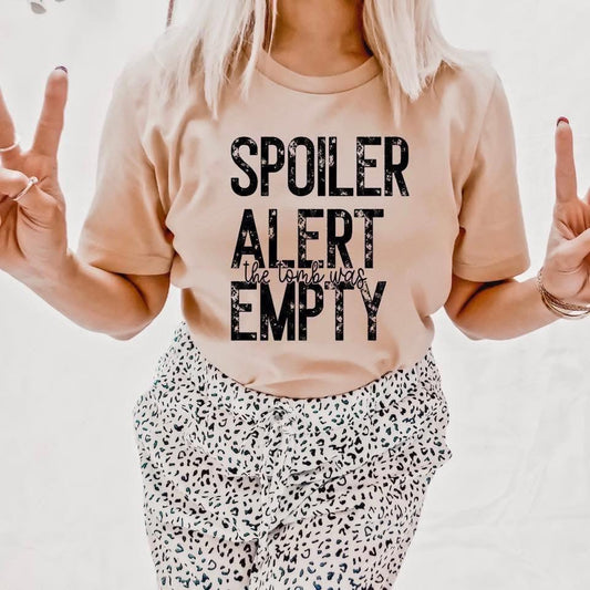 Spoiler Alert— The Tomb Was Empty Screen Print Transfer