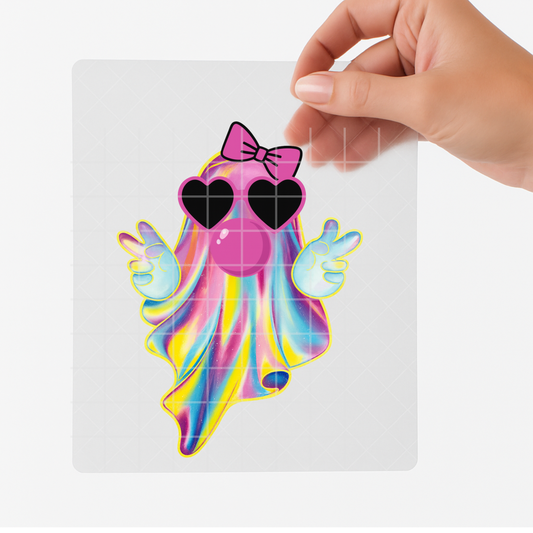 Iridescent Ghost Youth DTF Transfer