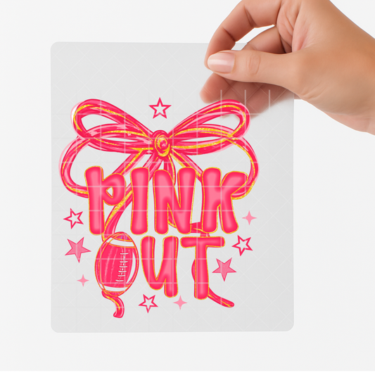 Pink Out DTF Transfer